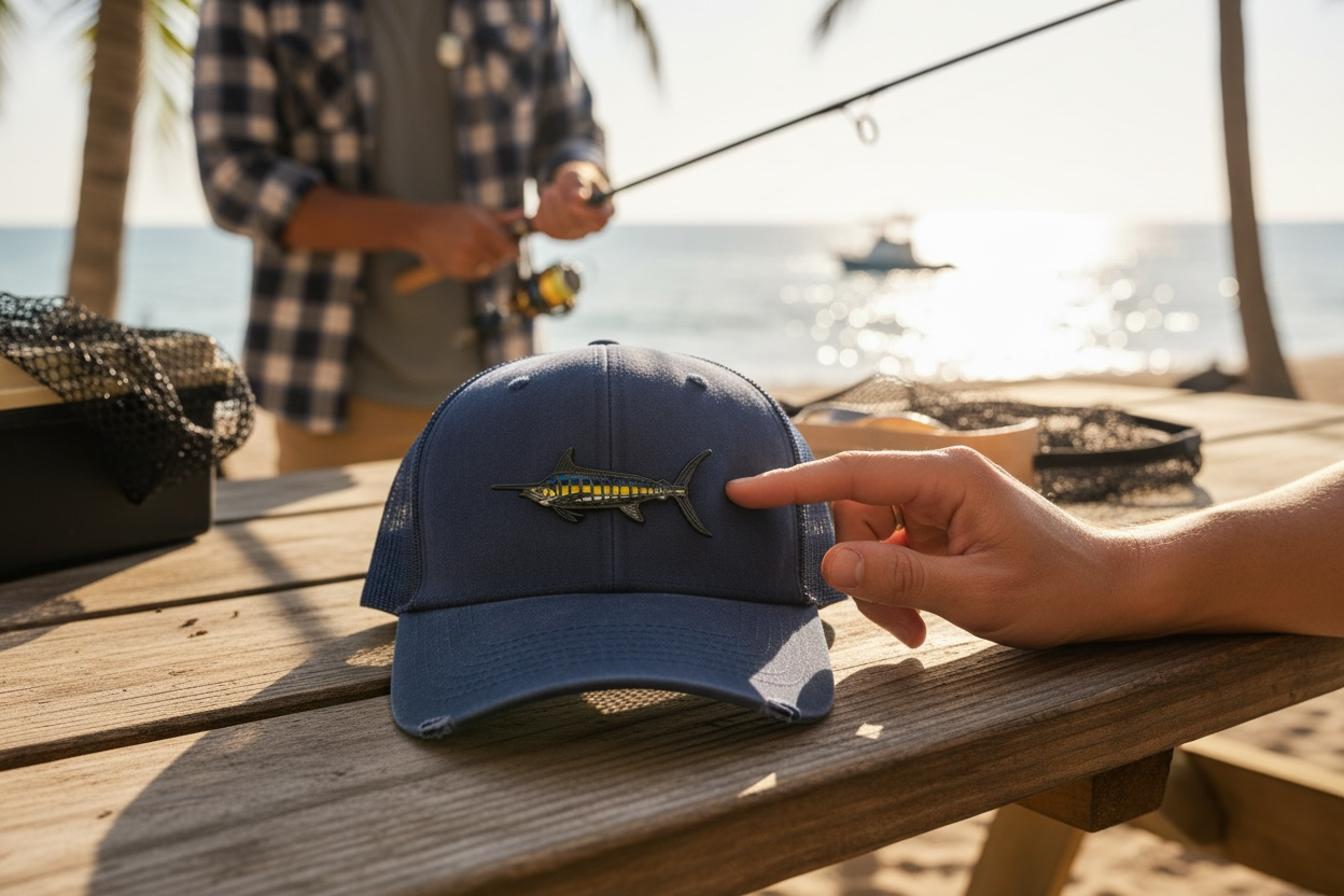 The Tug Is The Drug® Blue Marlin Enamel Hat Pin – Saltwater Series