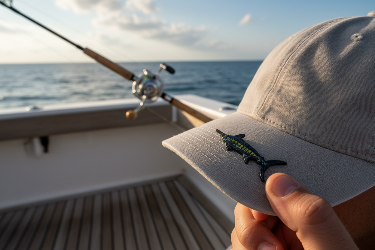 The Tug Is The Drug® Blue Marlin Enamel Hat Pin – Saltwater Series
