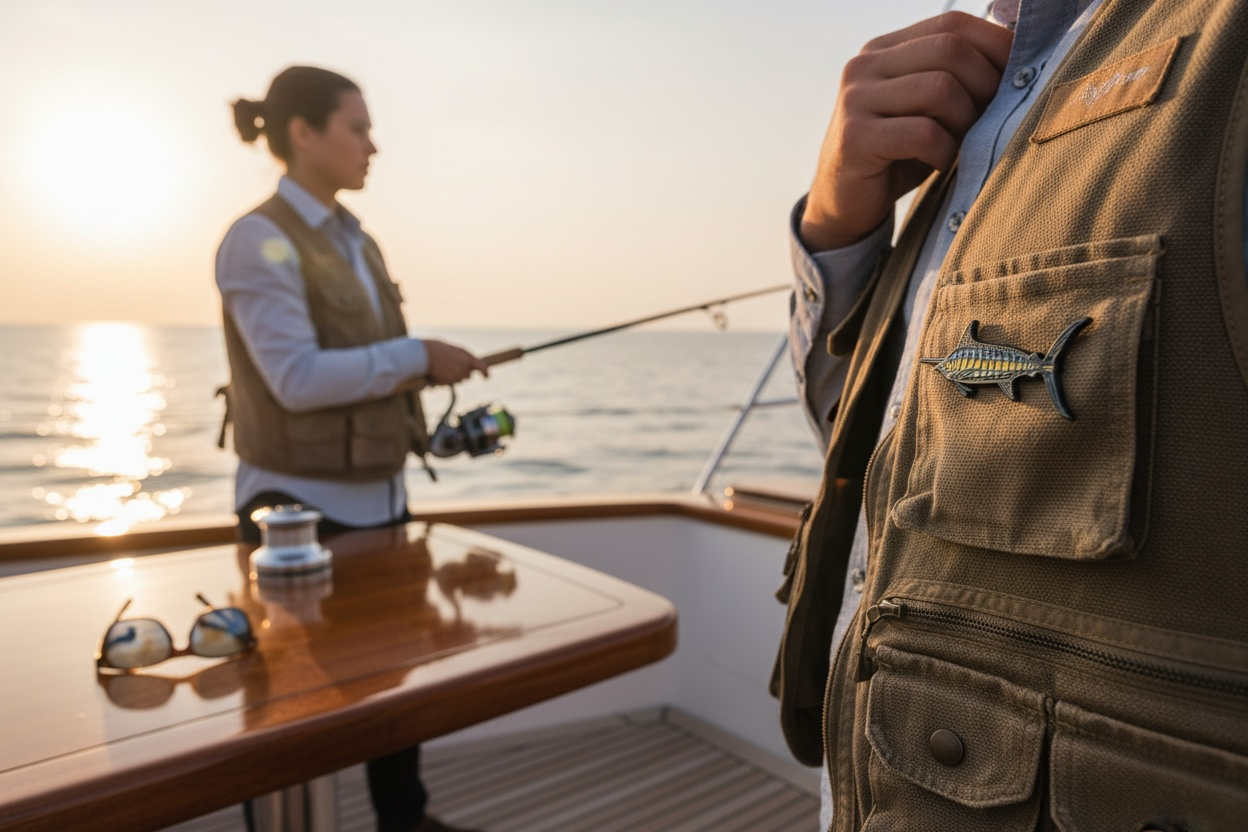 The Tug Is The Drug® Blue Marlin Enamel Hat Pin – Saltwater Series
