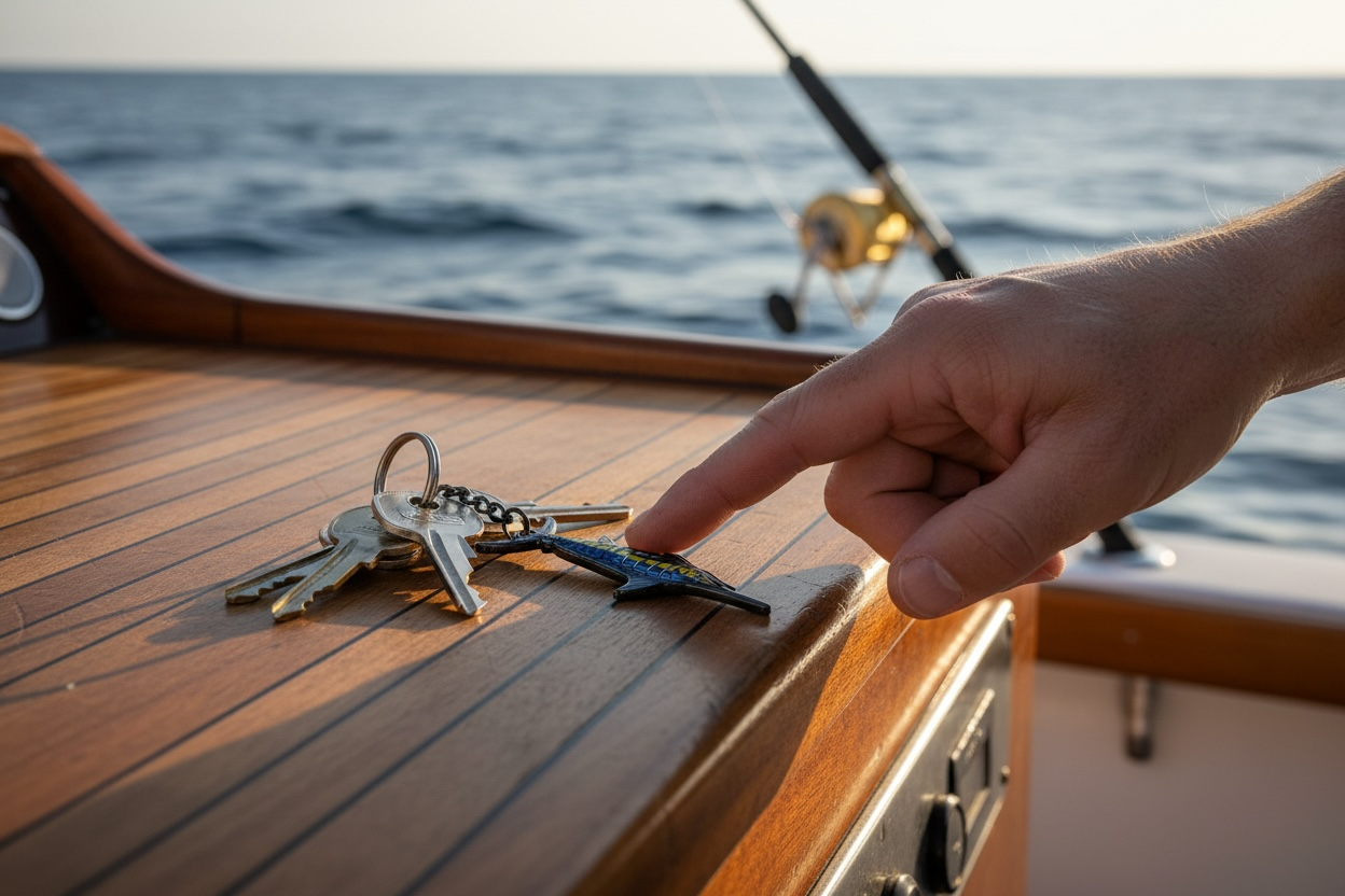 Blue Marlin Keychain – GTG Saltwater Series