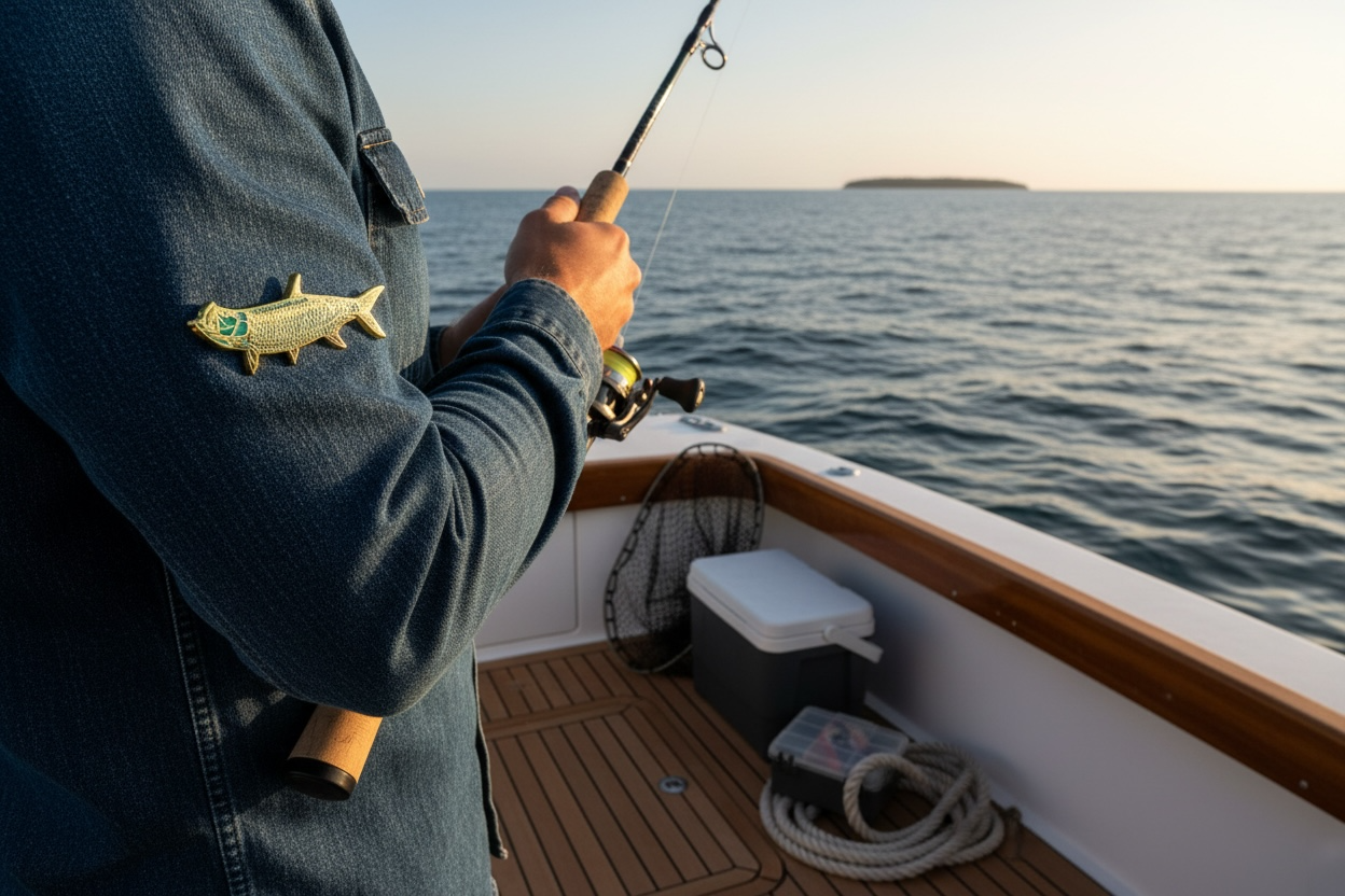 The Tug Is The Drug® Tarpon (Gold) Enamel Hat Pin – Saltwater Series