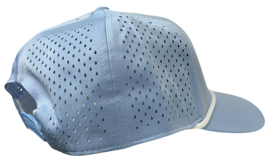 The Tug Is The Drug® Light Blue Performance Rope Hat
