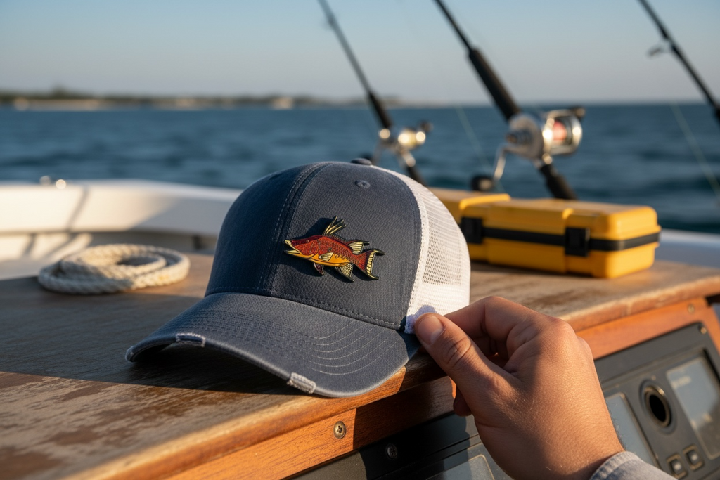 The Tug Is The Drug® Hogfish Enamel Hat Pin – Saltwater Series