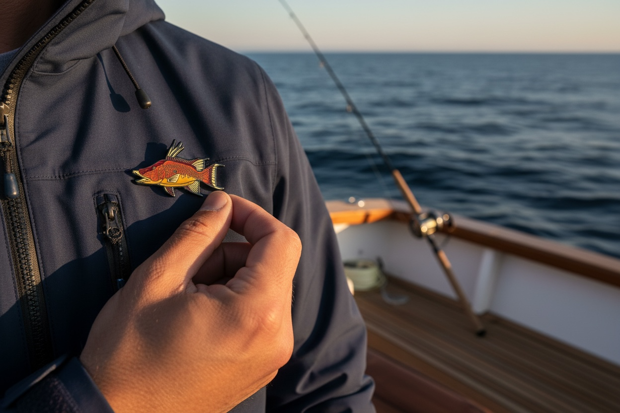 The Tug Is The Drug® Hogfish Enamel Hat Pin – Saltwater Series