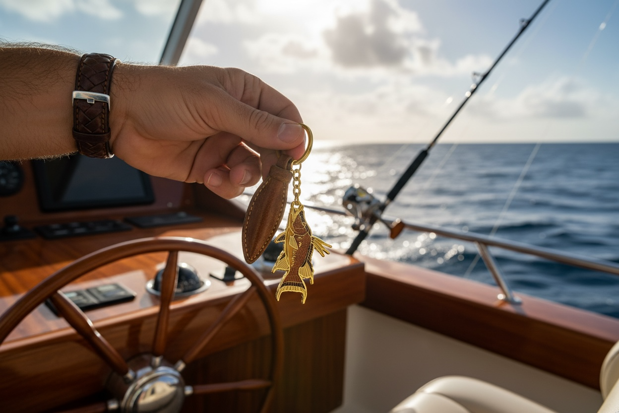 Hogfish Keychain – GTG Saltwater Series (Gold)