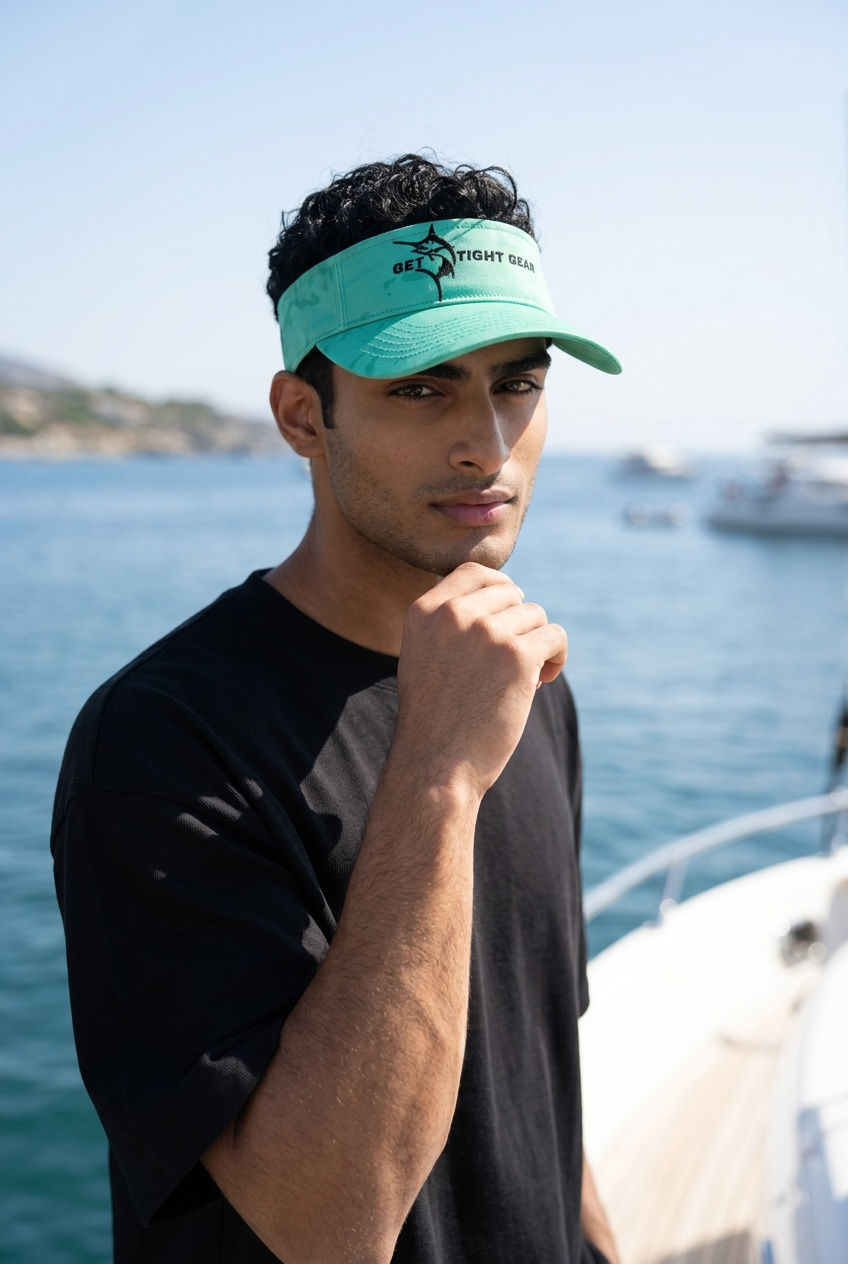 The Tug Is The Drug® Mint Camo Performance Visor