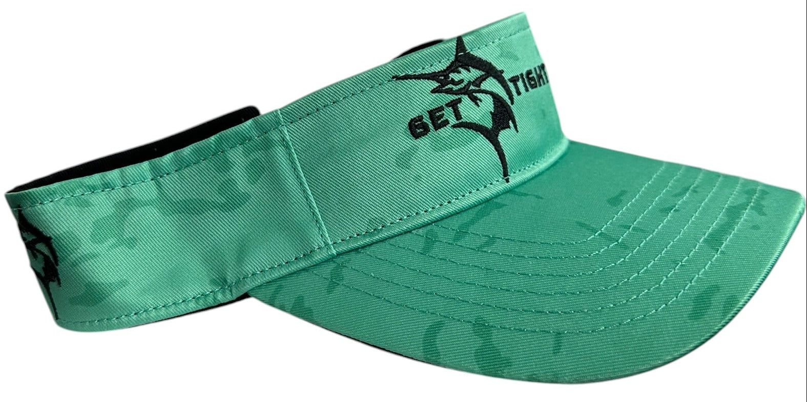 The Tug Is The Drug® Mint Camo Performance Visor