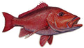 Large Saltwater Red Snapper Fishing Sticker for Boats, Coolers & Outdoor Gear