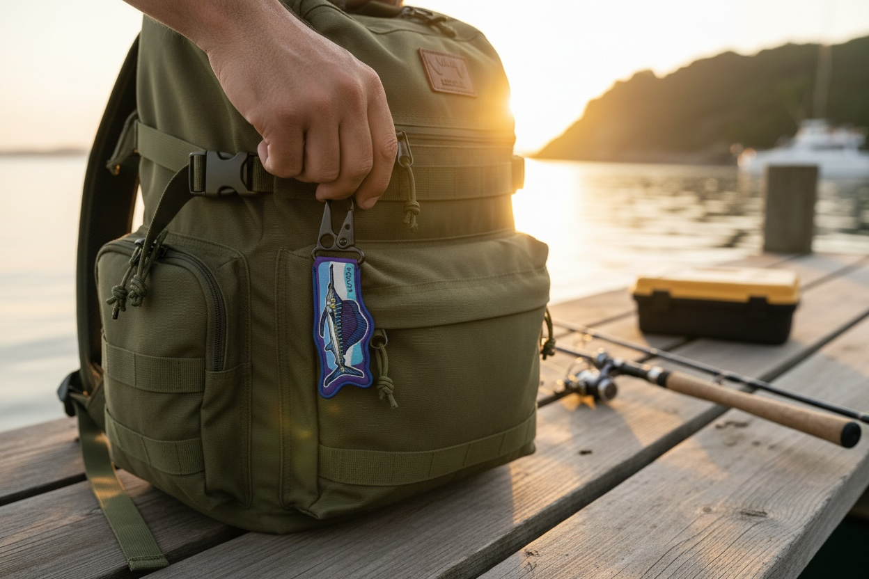 The Tug Is The Drug® Sailfish Quick-Clip Keychain – Saltwater Series