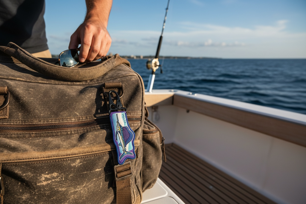 The Tug Is The Drug® Sailfish Quick-Clip Keychain – Saltwater Series