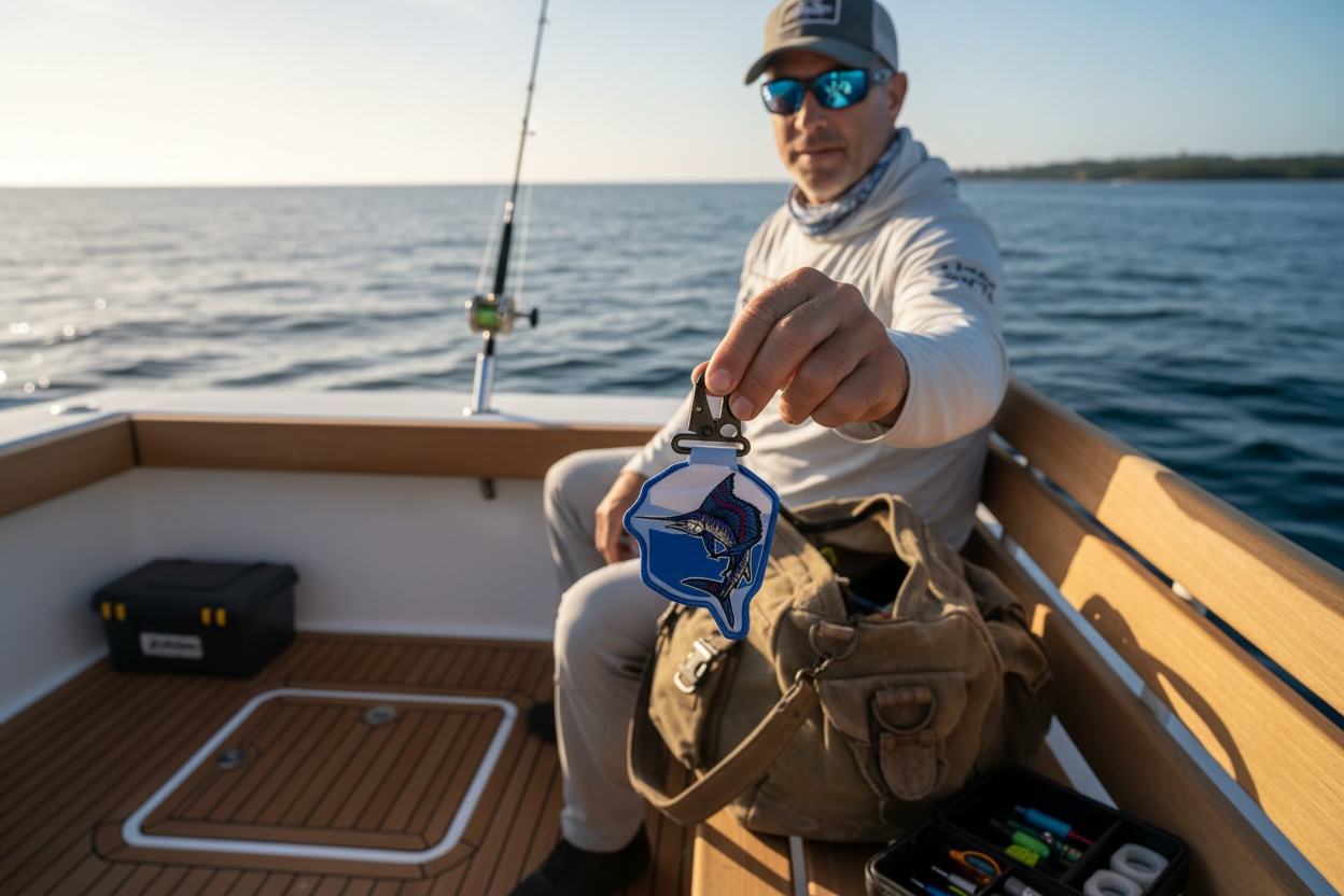 The Tug Is The Drug® Sailfish Quick-Clip Keychain – Saltwater Series