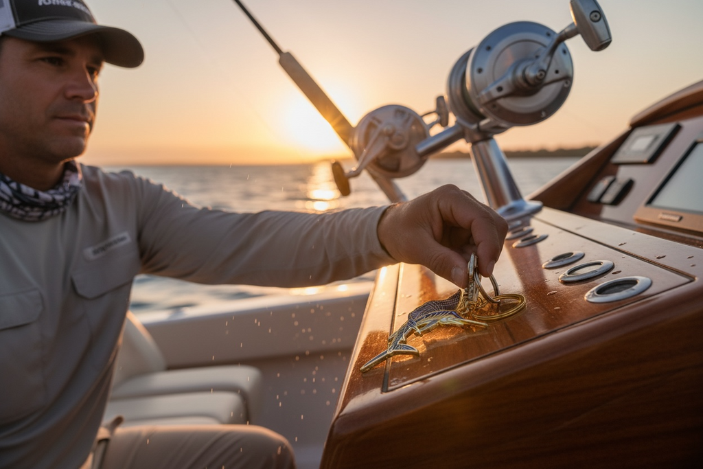 Sailfish Keychain – GTG Saltwater Series (Gold)