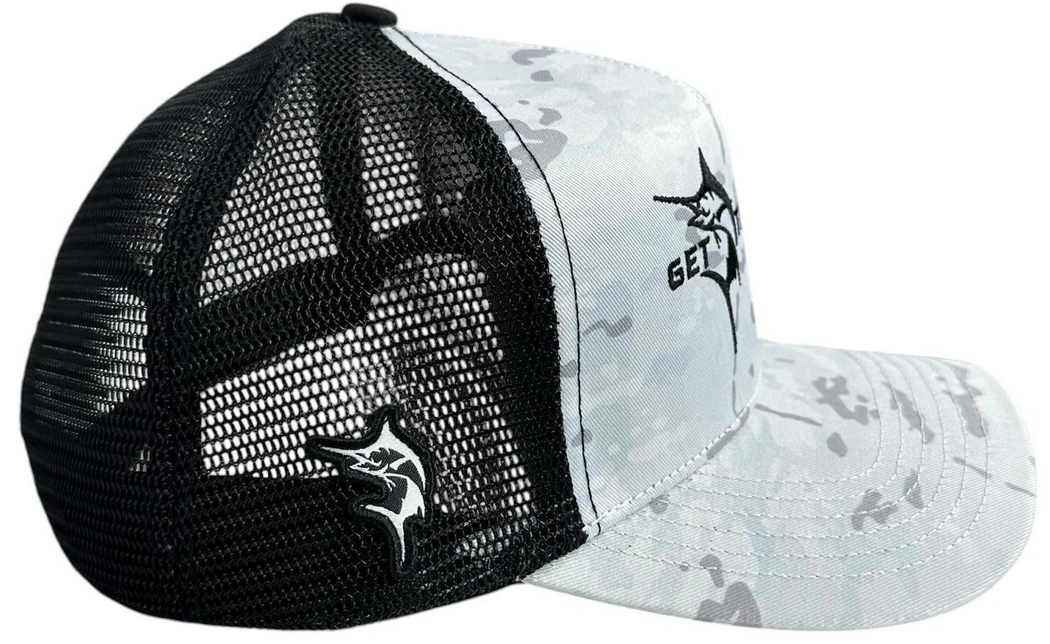 The Tug Is The Drug® Gray Camo Trucker Hat