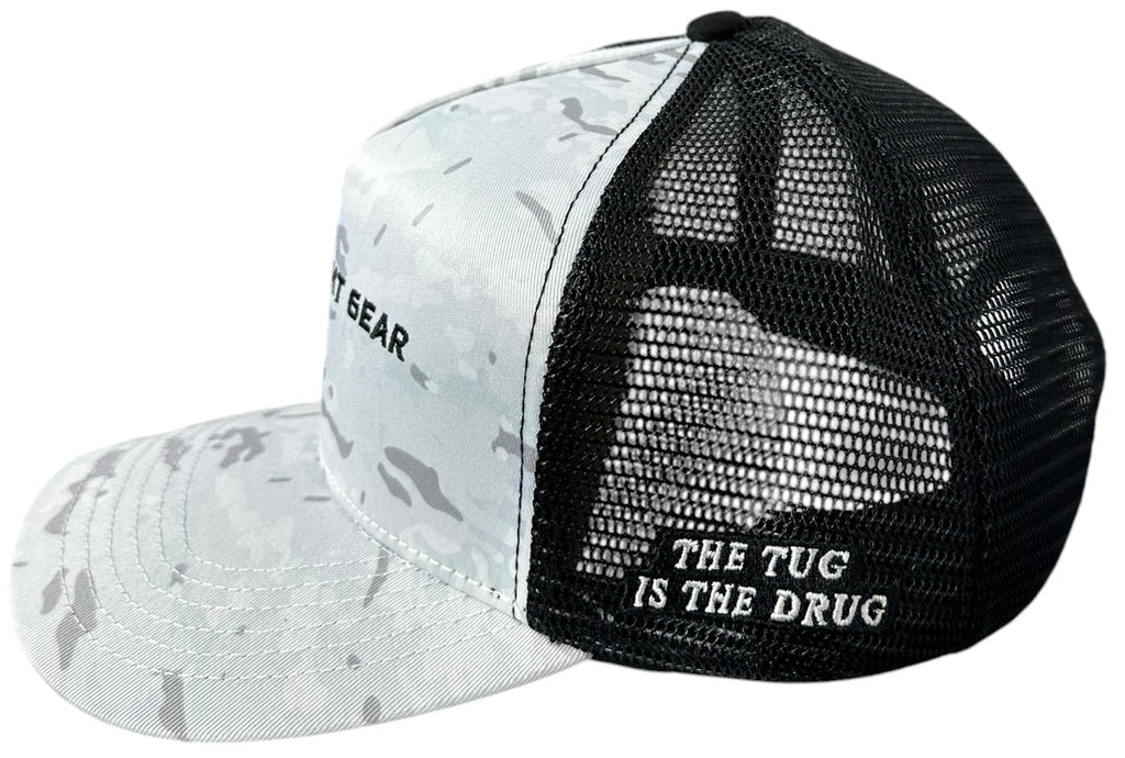 The Tug Is The Drug® Gray Camo Trucker Hat