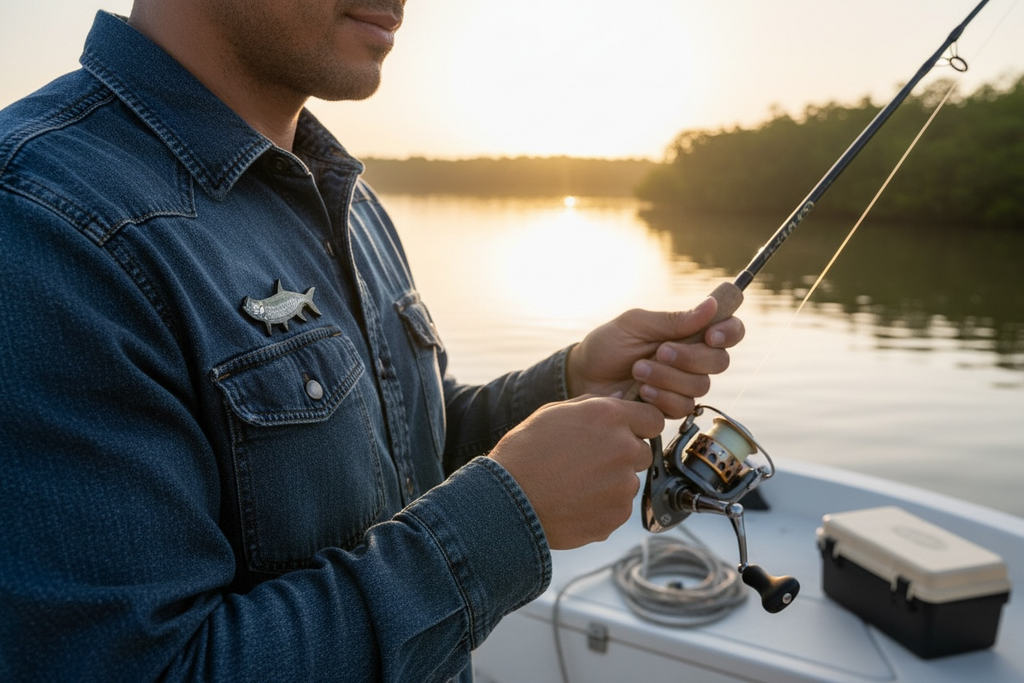 The Tug Is The Drug® Tarpon Enamel Hat Pin – Saltwater Series