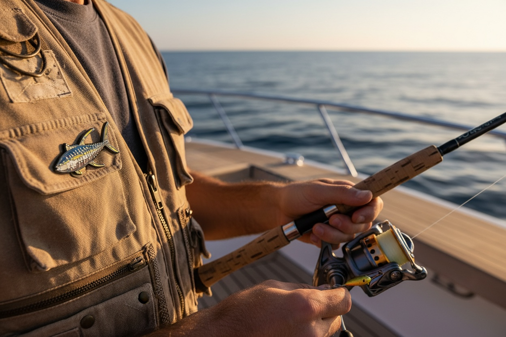 The Tug Is The Drug® Yellowfin Tuna Enamel Hat Pin – Saltwater Series
