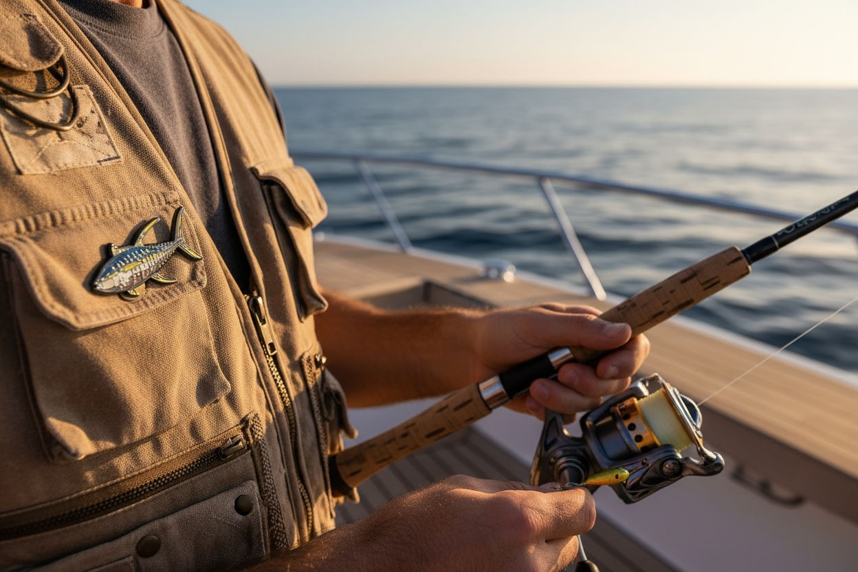The Tug Is The Drug® Yellowfin Tuna Enamel Hat Pin – Saltwater Series
