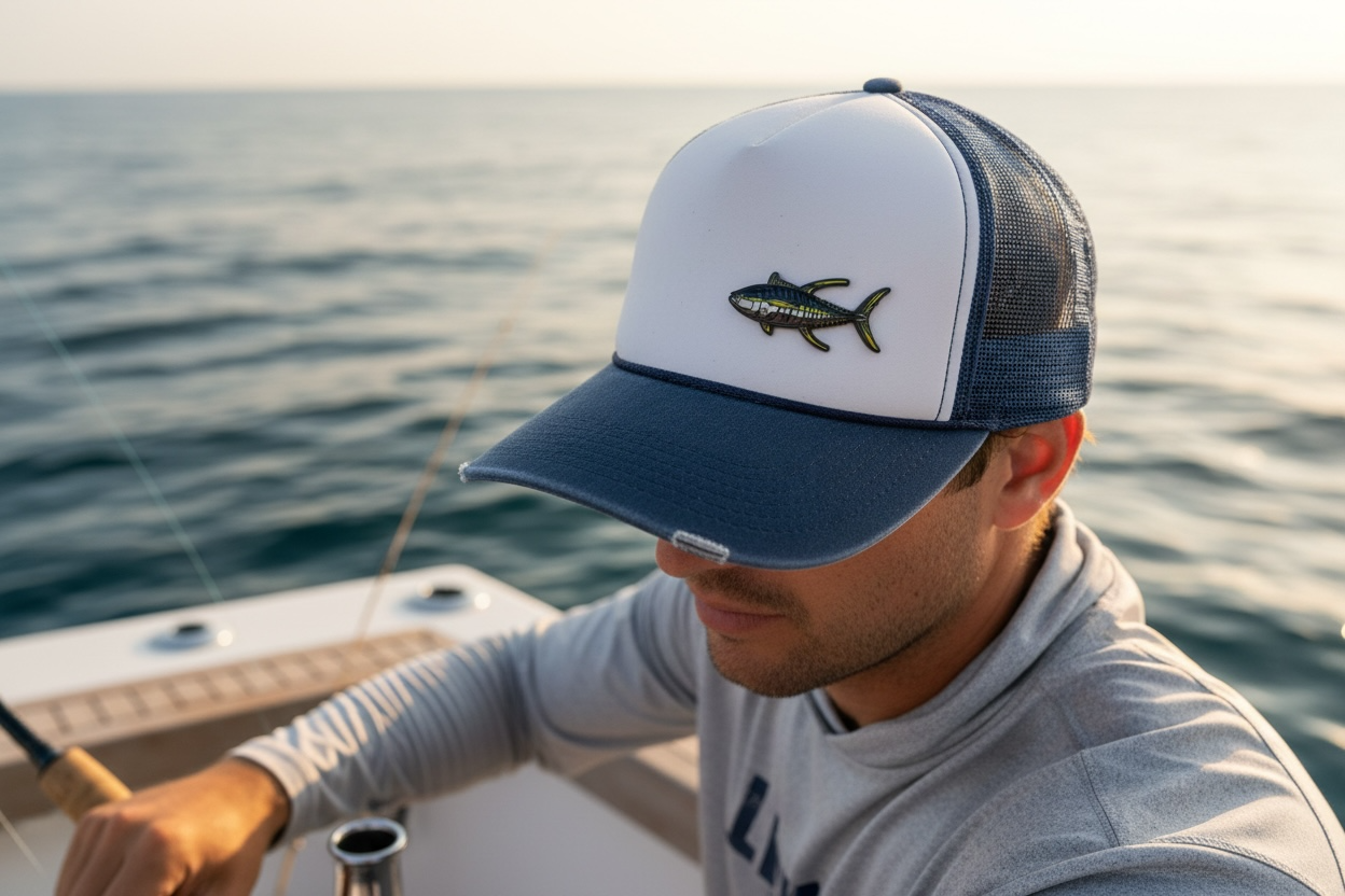 The Tug Is The Drug® Yellowfin Tuna Enamel Hat Pin – Saltwater Series