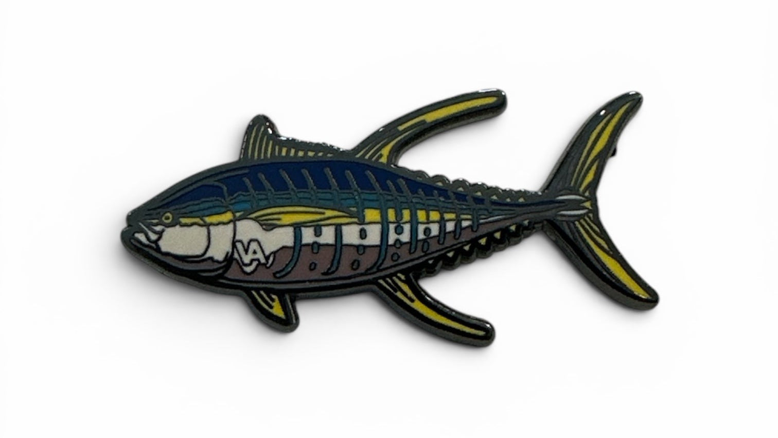 The Tug Is The Drug® Yellowfin Tuna Enamel Hat Pin – Saltwater Series