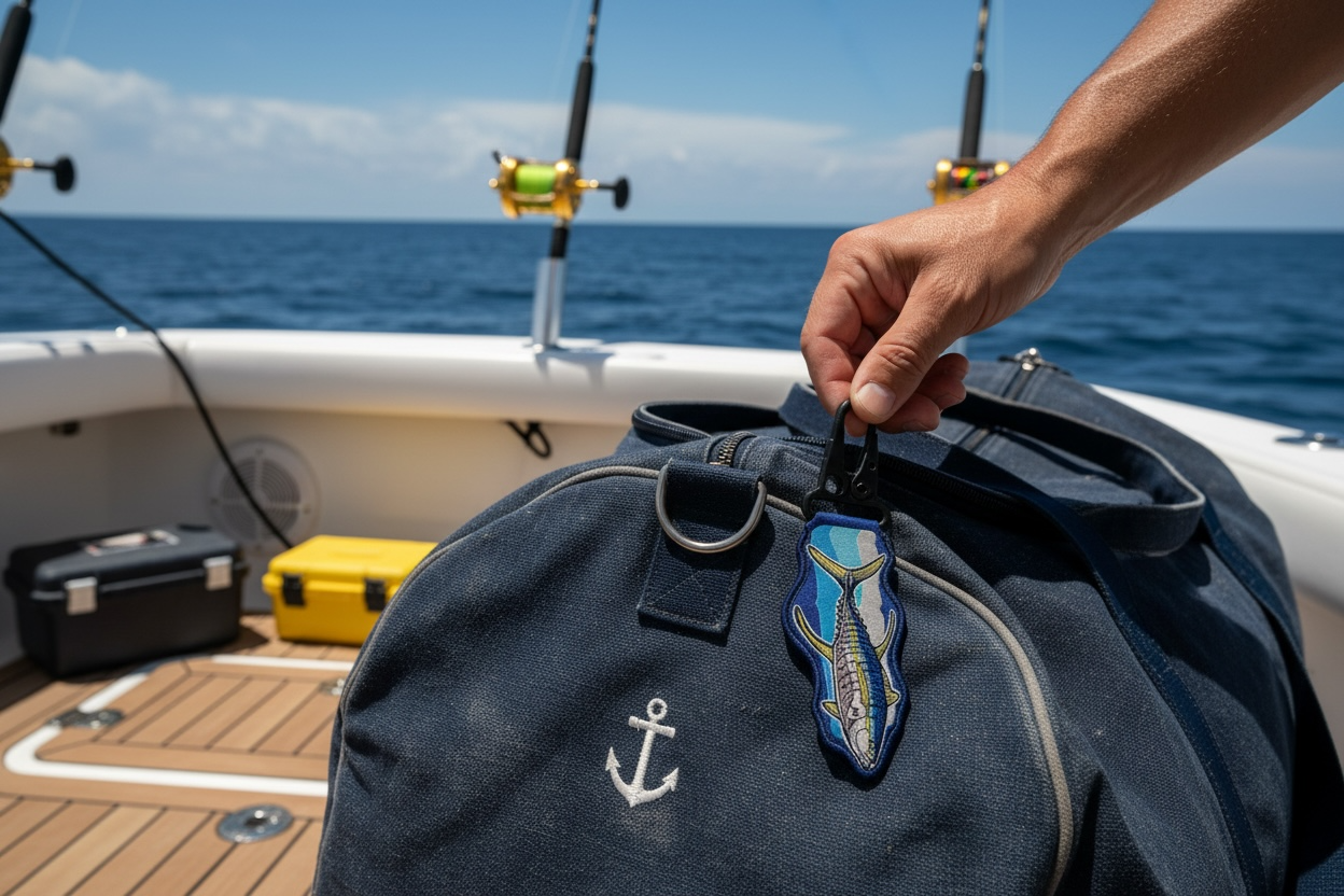 The Tug Is The Drug® Yellowfin Tuna Quick-Clip Keychain – Saltwater Series