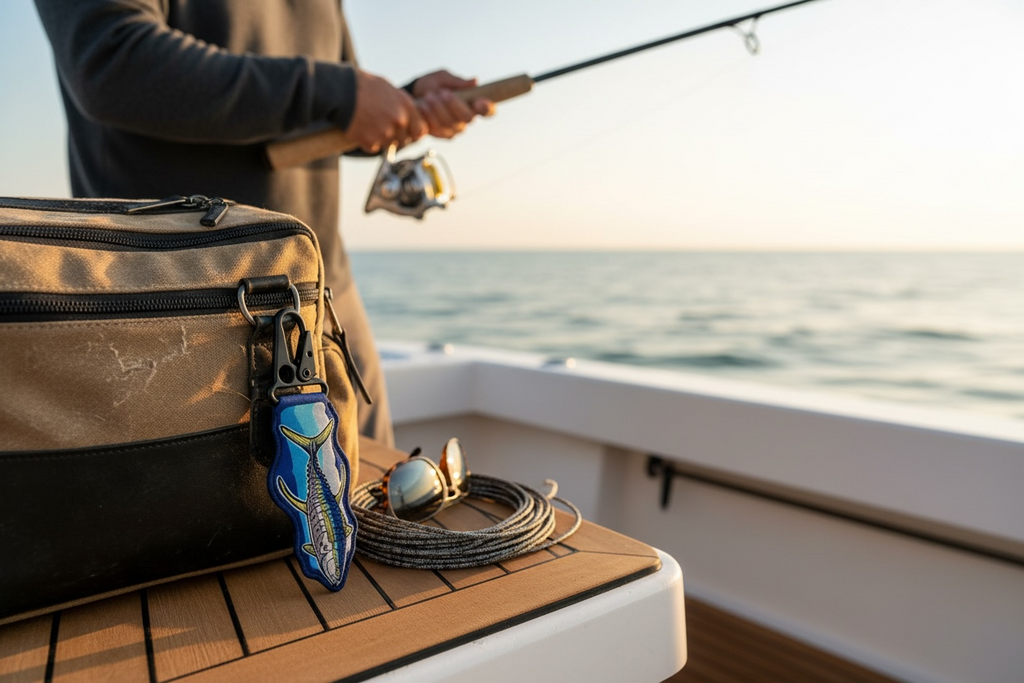 The Tug Is The Drug® Yellowfin Tuna Quick-Clip Keychain – Saltwater Series