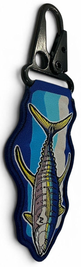 The Tug Is The Drug® Yellowfin Tuna Quick-Clip Keychain – Saltwater Series